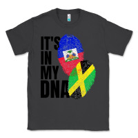 Smoke jamaican and haitian mix flag dna heritage Classic Tee - artisFamous