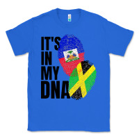 True Royal jamaican and haitian mix flag dna heritage Classic Tee - artisFamous