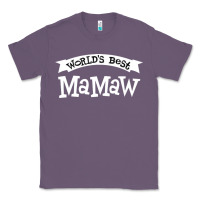 Lavender World's Best Mamaw Ever Classic Tee - artisFamous