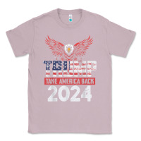 Lilac trump 2024 take america back Classic Tee - artisFamous
