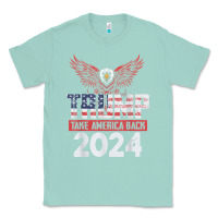 Seafoam trump 2024 take america back Classic Tee - artisFamous