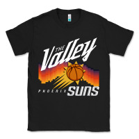 Black the valley oop phoenix basketball retro sunset basketball t shirt Classic Tee - artisFamous