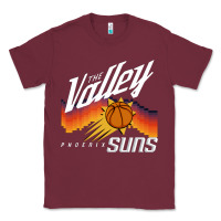 The Valley Oop Phoenix Basketball Retro Sunset Basketball T Shirt Classic Tee | Teevron