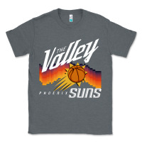 Charcoal Heather the valley oop phoenix basketball retro sunset basketball t shirt Classic Tee - artisFamous