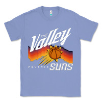 Colony Blue the valley oop phoenix basketball retro sunset basketball t shirt Classic Tee - artisFamous