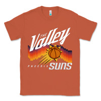Copper the valley oop phoenix basketball retro sunset basketball t shirt Classic Tee - artisFamous