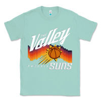Seafoam the valley oop phoenix basketball retro sunset basketball t shirt Classic Tee - artisFamous