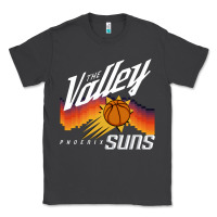 Smoke the valley oop phoenix basketball retro sunset basketball t shirt Classic Tee - artisFamous