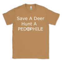 Toasted Coconut save a deer   hunt a pedophil Classic Tee - artisFamous