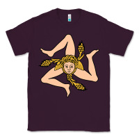Plum sicilian triskelion Classic Tee - artisFamous