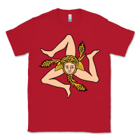 Red sicilian triskelion Classic Tee - artisFamous