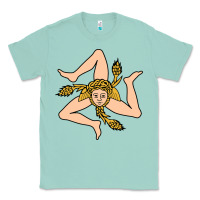Seafoam sicilian triskelion Classic Tee - artisFamous