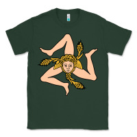 Sports Green sicilian triskelion Classic Tee - artisFamous