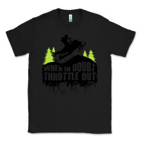 Black snowmobile throttle Classic Tee - artisFamous