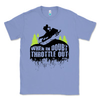 Colony Blue snowmobile throttle Classic Tee - artisFamous