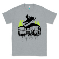 Heather Grey snowmobile throttle Classic Tee - artisFamous