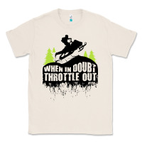 Natural snowmobile throttle Classic Tee - artisFamous