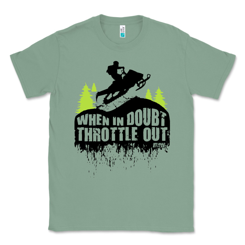 Snowmobile Throttle Classic Tee by artisFamous | Teevron
