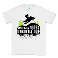 White snowmobile throttle Classic Tee - artisFamous