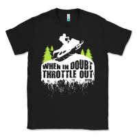 Black snowmobile throttle Classic Tee - artisFamous