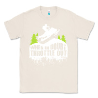 Natural snowmobile throttle Classic Tee - artisFamous