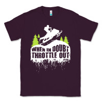 Plum snowmobile throttle Classic Tee - artisFamous
