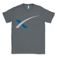 Charcoal Heather space X Classic Tee - artisFamous