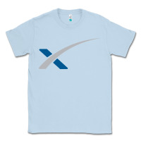 Dusty Blue space X Classic Tee - artisFamous