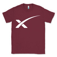 Burgundy space X Classic Tee - artisFamous
