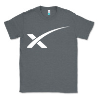 Charcoal Heather space X Classic Tee - artisFamous