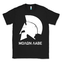 Black spartan helmet Classic Tee - artisFamous