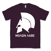 Plum spartan helmet Classic Tee - artisFamous