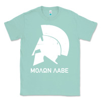 Seafoam spartan helmet Classic Tee - artisFamous