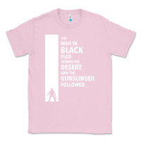 Bubblegum Pink the man in black fled across the desert Classic Tee - artisFamous