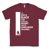 Burgundy the man in black fled across the desert Classic Tee - artisFamous
