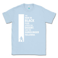 Dusty Blue the man in black fled across the desert Classic Tee - artisFamous