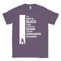 Lavender the man in black fled across the desert Classic Tee - artisFamous