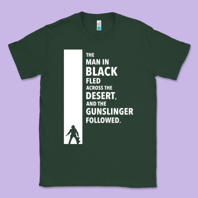The Man In Black Fled Across The Desert Classic Tee Designed By Artisfamous