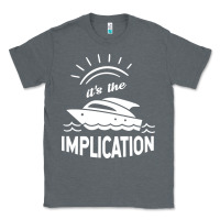 Charcoal Heather the implication   its always sunny in philadelphia Classic Tee - artisFamous