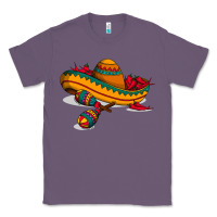 Lavender maracas sombrero mexican Classic Tee - artisFamous