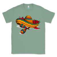 Sage maracas sombrero mexican Classic Tee - artisFamous