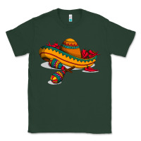 Sports Green maracas sombrero mexican Classic Tee - artisFamous
