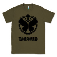 Army Green tomorrowland around the world Classic Tee - artisFamous
