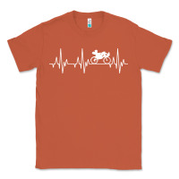 Copper heartbeat recumbent bicycle bike cyclist biking Classic Tee - artisFamous