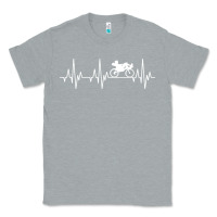 Heather Grey heartbeat recumbent bicycle bike cyclist biking Classic Tee - artisFamous