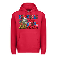 Cardinal memorial day honor and remember Premium Hoodie - AdoDesignShop