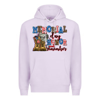 Lilac memorial day honor and remember Premium Hoodie - AdoDesignShop