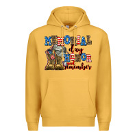 Mustard memorial day honor and remember Premium Hoodie - AdoDesignShop