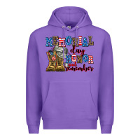 Purple memorial day honor and remember Premium Hoodie - AdoDesignShop