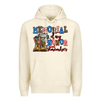 Sandshell memorial day honor and remember Premium Hoodie - AdoDesignShop